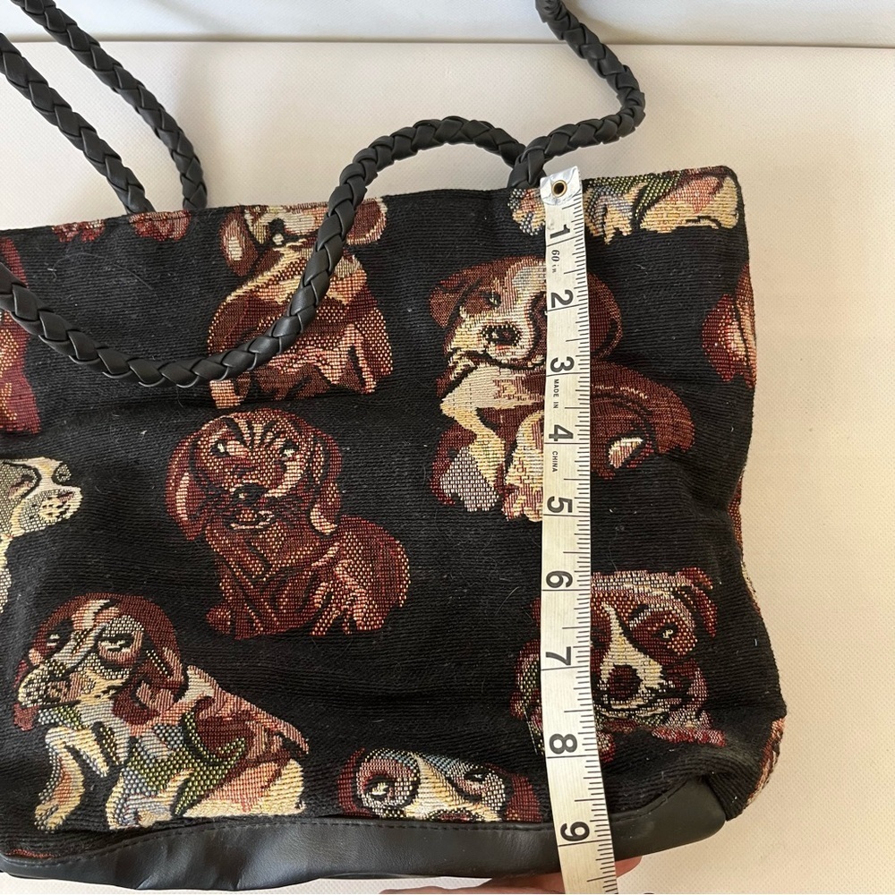 Blair Vintage Dogs Tapestry Purse Shoulder Bag - Picture 13 of 14
